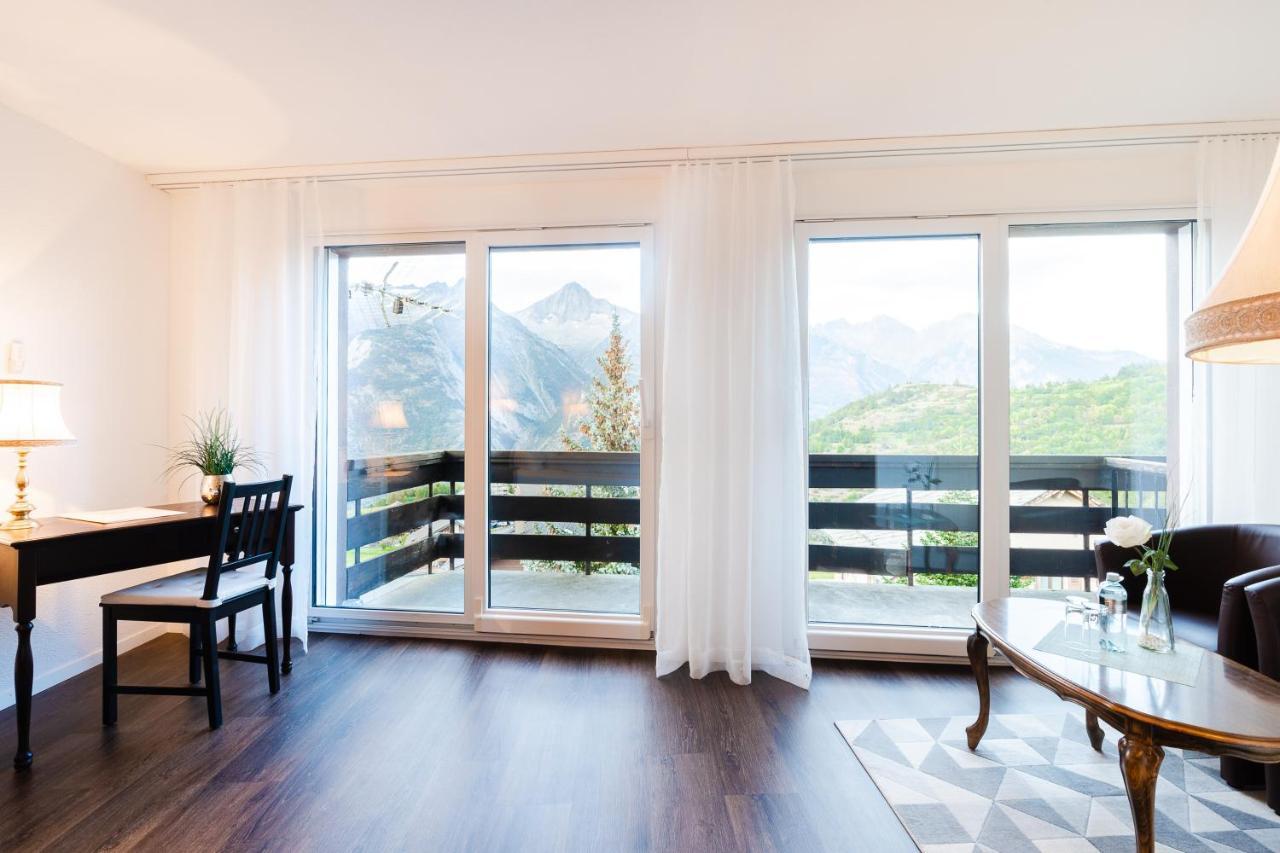 Hotel Alpenhof Unterbäch Esterno foto